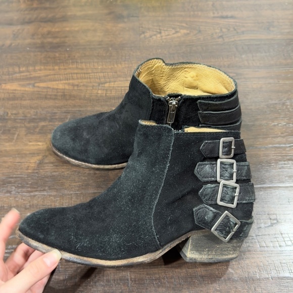H by Hudson Encke Black Suede Ankle Booties Size‎ EU 39 Women - Picture 6 of 14